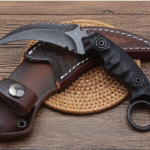Strider Karambit Fixed Knife Blade Camping Hunting Tactical Straight Knives